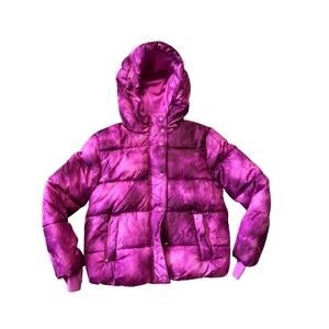 GAP KIDS, PUFFER COAT, SIZE Medium, Hot Pink Girls winter coat, snow; powder